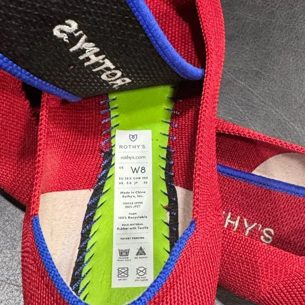 Rothy's Women's Red Flats